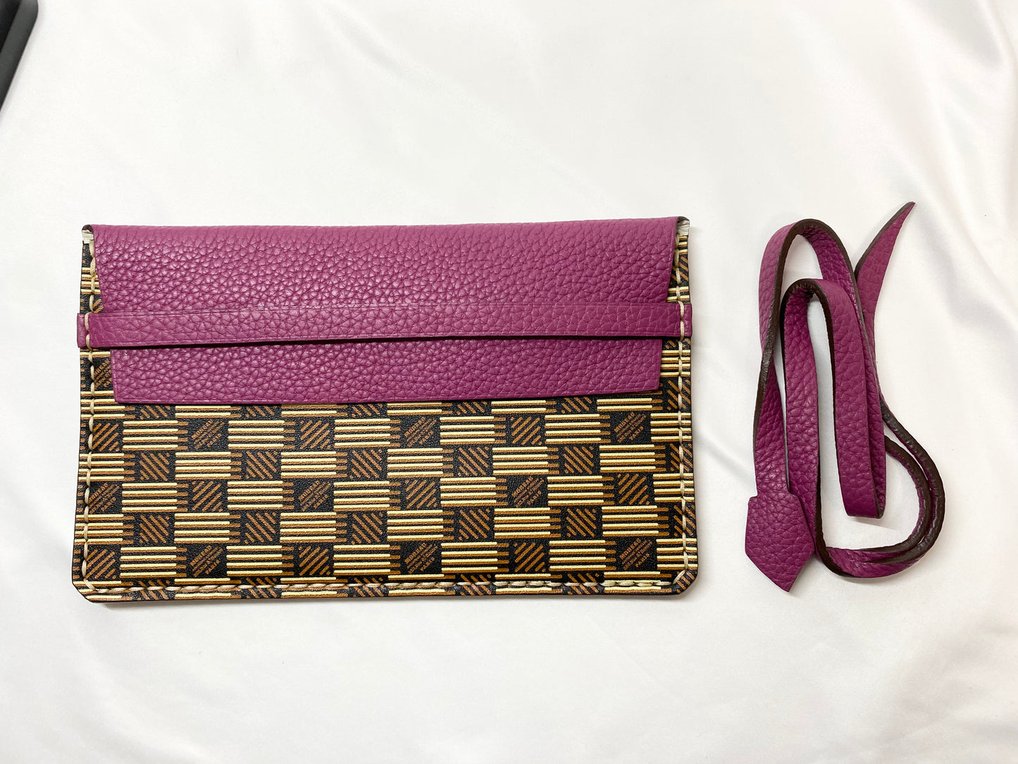 【美品】MOREAU PARIS モローパリ レザートートバッグ ブレガンソン
