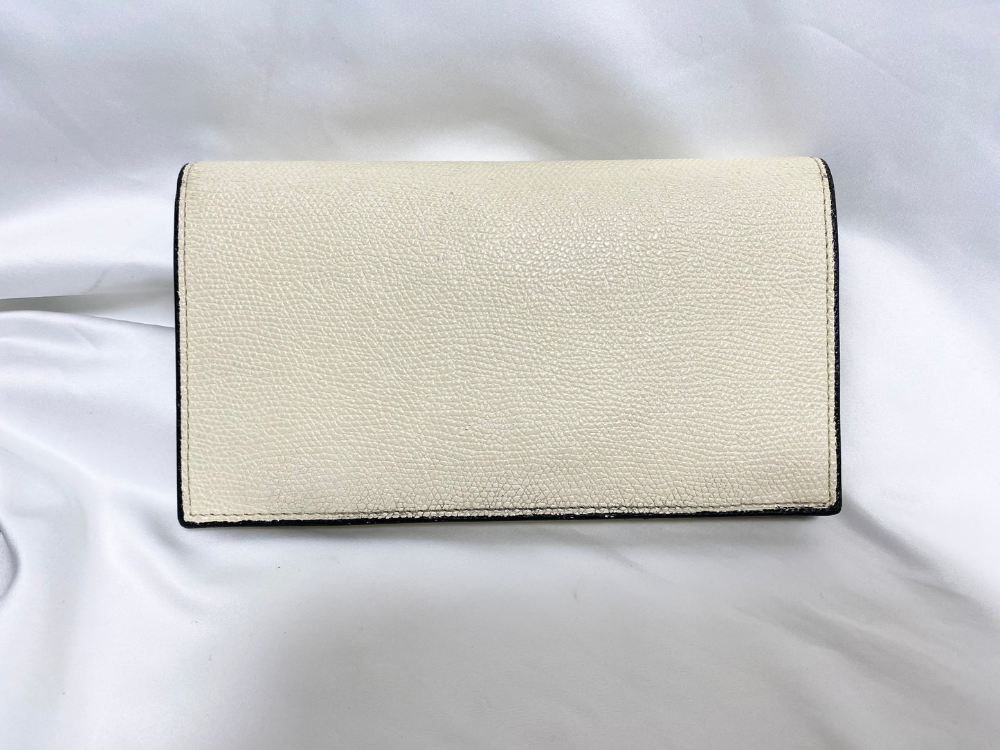 【良品】Valextra ヴァレクストラ シティウォレット ホワイト 長財布