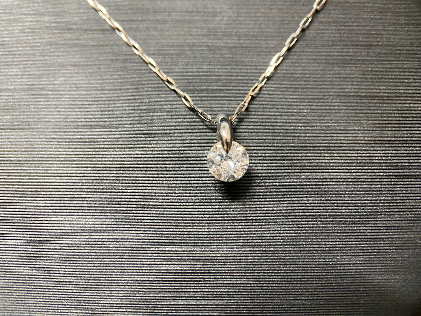 【新品】【レアストーン】宝石の王様「ダイヤモンド」ネックレス 0.38ct