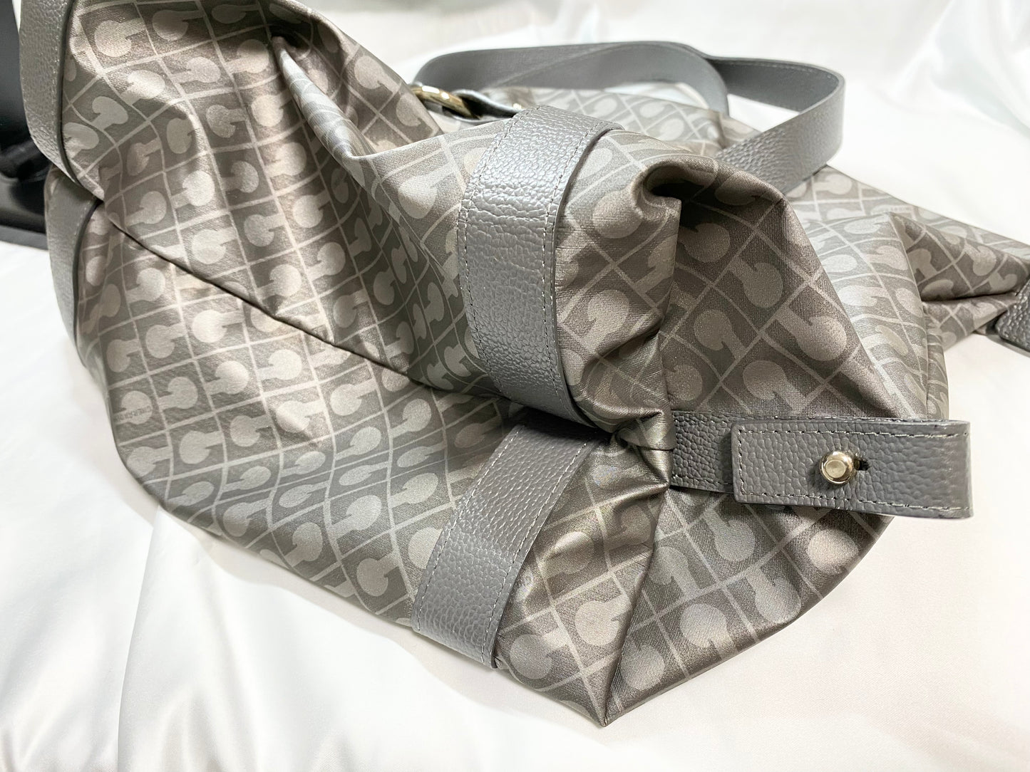 【良品】GHERARDINI ゲラルディーニ ナイロンレザー トートバッグ