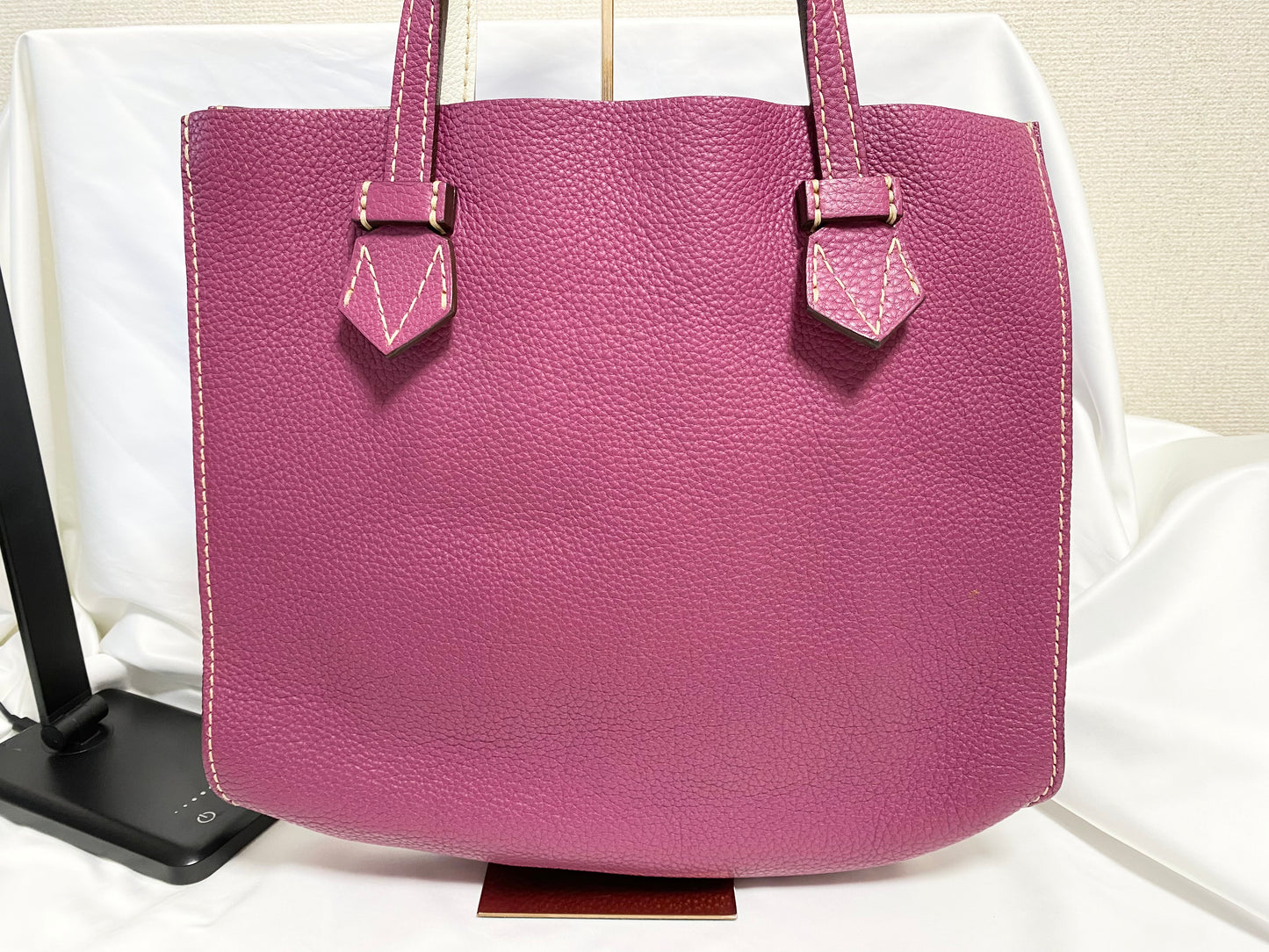 【美品】MOREAU PARIS モローパリ レザートートバッグ ブレガンソン