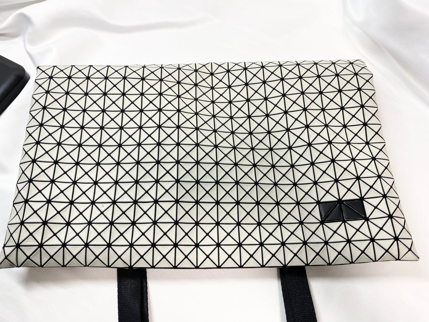 【美品】BAOBAO バオバオ イッセイミヤケ トートバッグ ホワイト