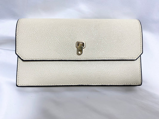 【良品】Valextra ヴァレクストラ シティウォレット ホワイト 長財布