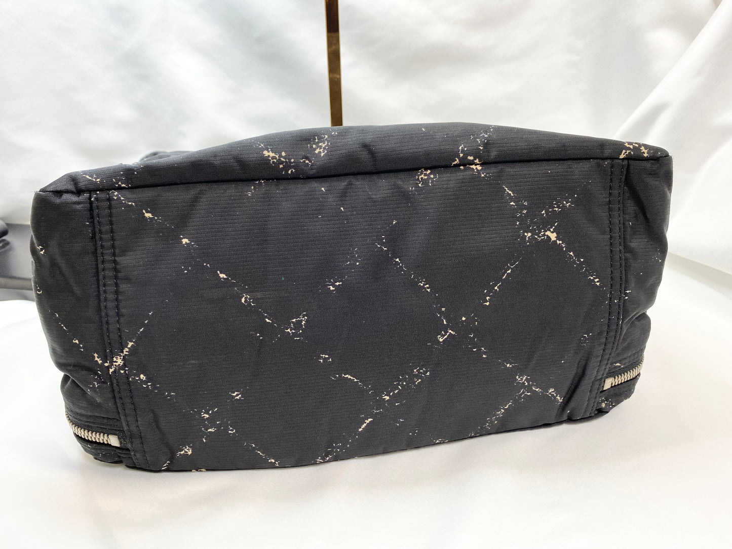 【良品】シャネル CHANEL 旧トラベルライン ミニボストンバッグ