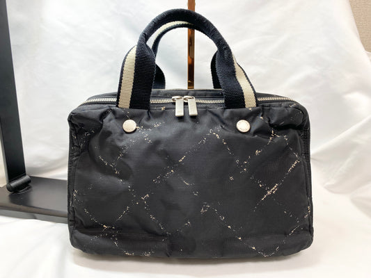 【良品】シャネル CHANEL 旧トラベルライン ミニボストンバッグ