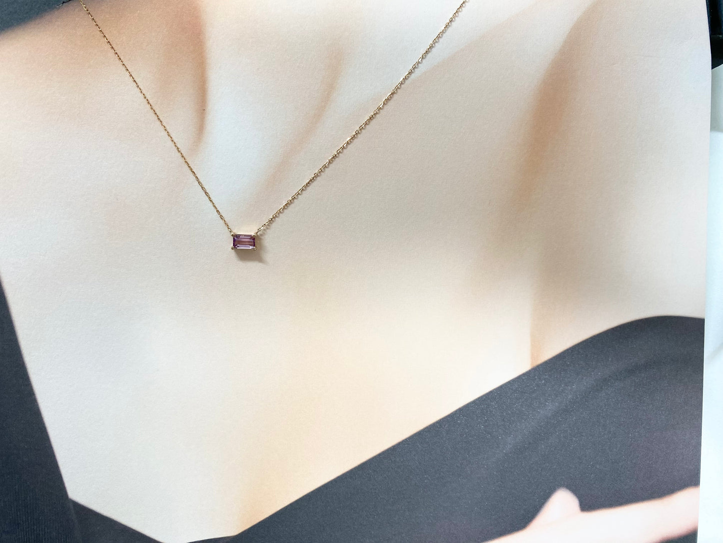 【新品】【レアストーン】Love&Healing「モルガナイト」 4月誕生石ネックレス ジュエリー