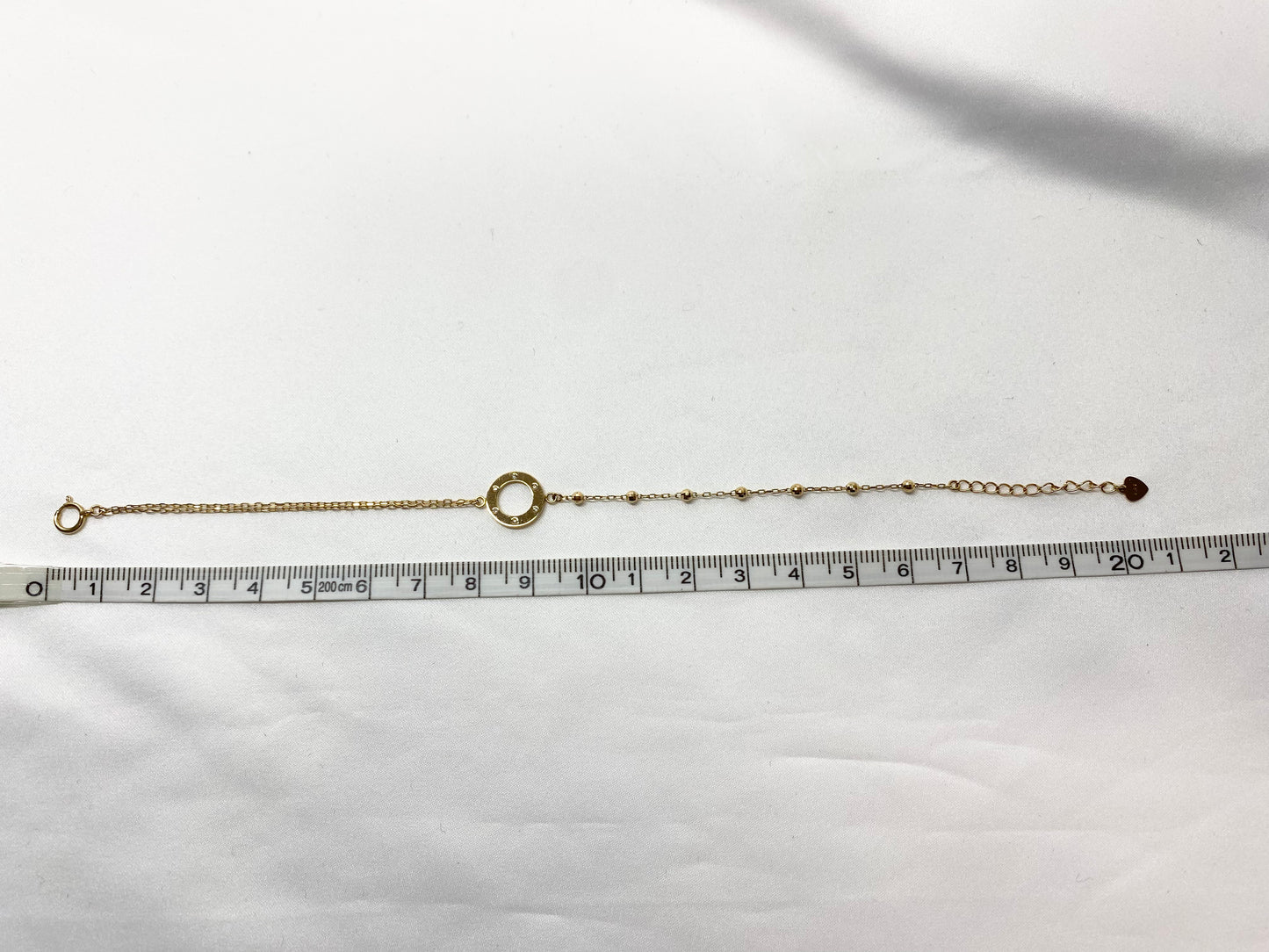 【新品】小さいリングと2つの異なるチェーン ブレスレットジュエリー