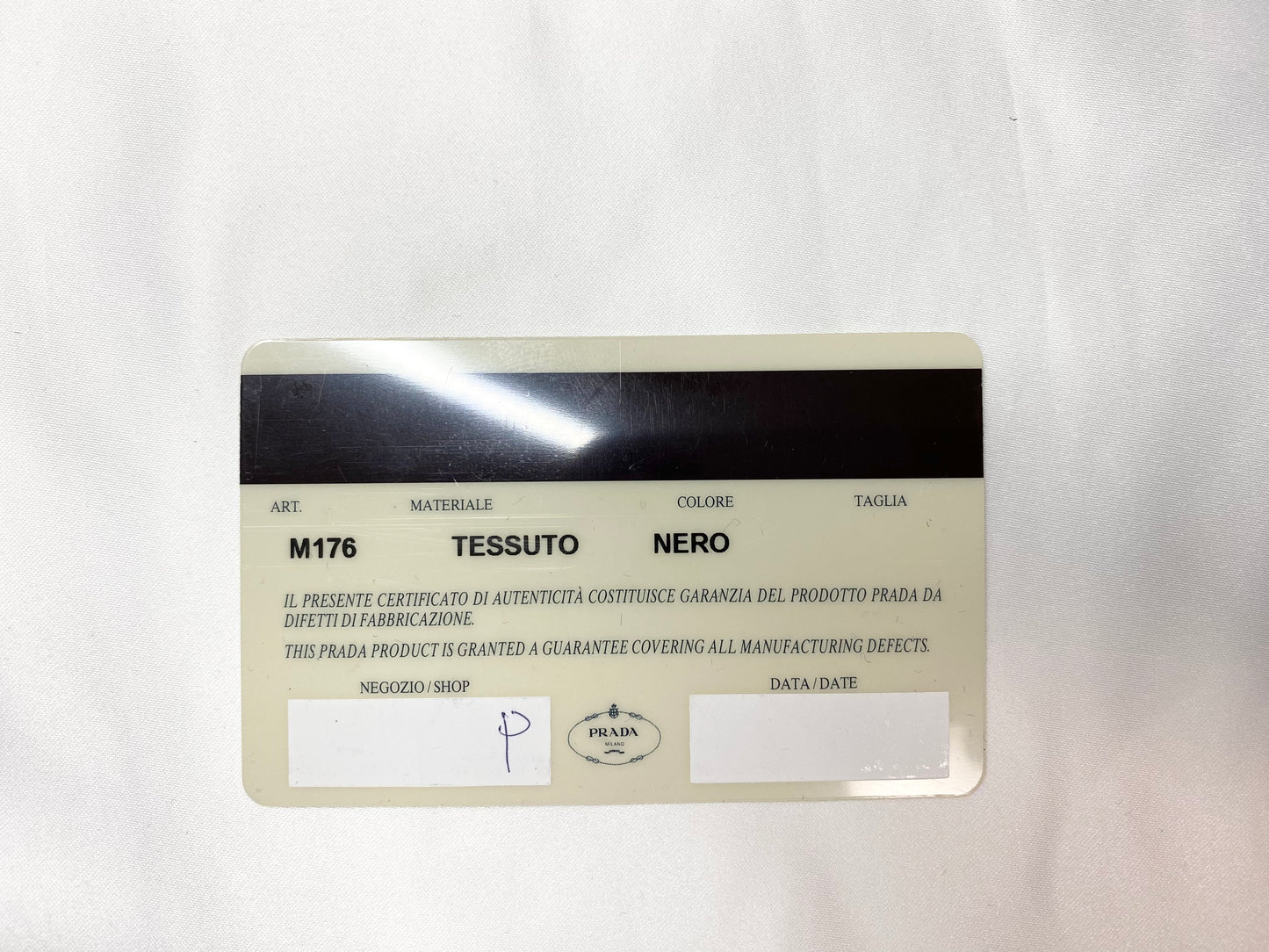 【美品】プラダ PRADA テスート ナイロン三つ折り財布 ブラック