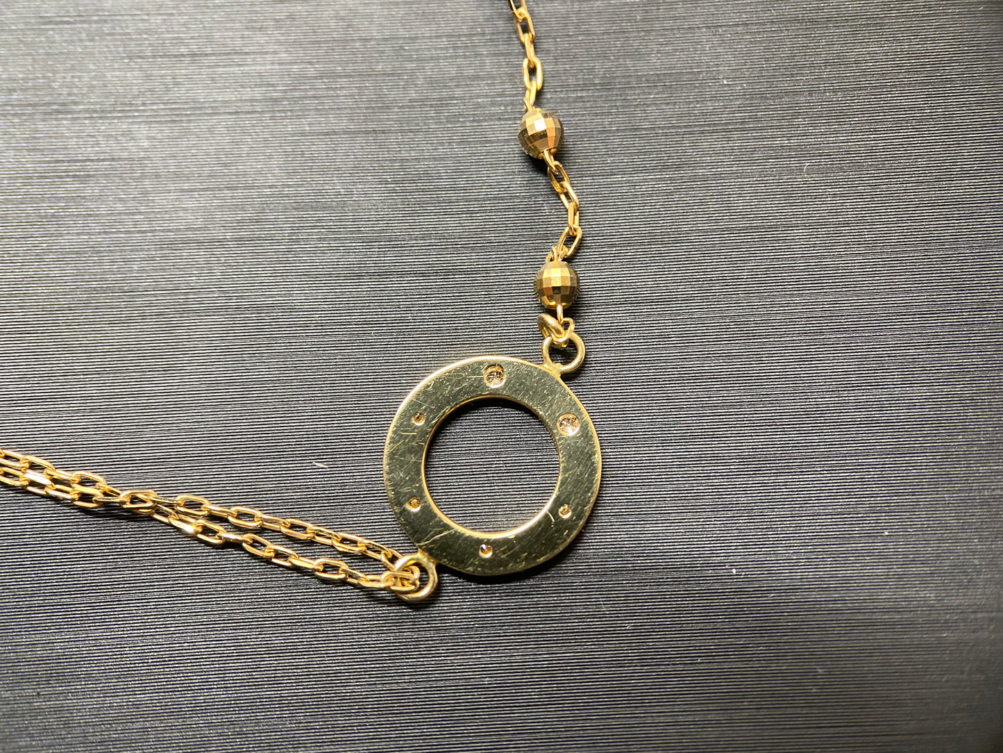 【新品】小さいリングと2つの異なるチェーン ブレスレットジュエリー