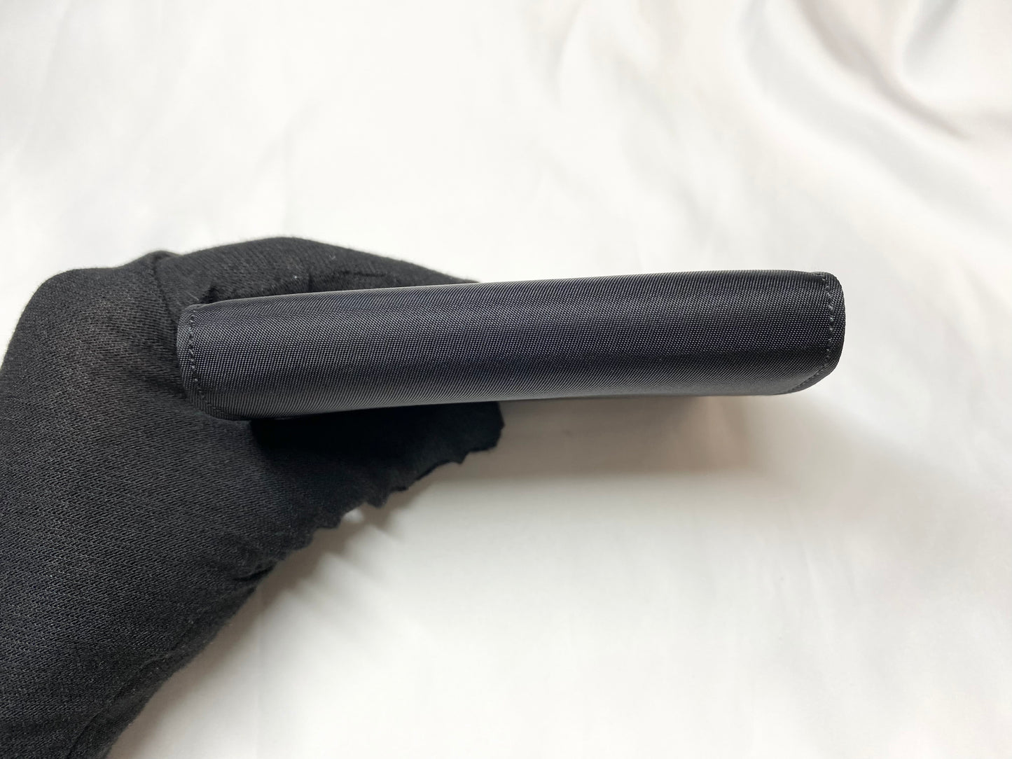 【美品】プラダ PRADA テスート ナイロン三つ折り財布 ブラック