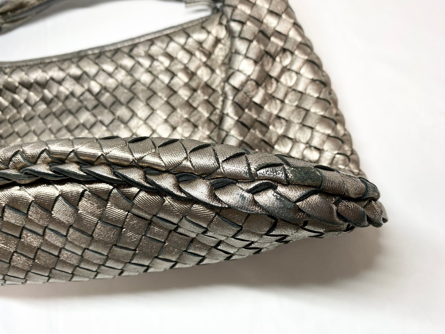 ボッテガヴェネタ BOTTEGA VENETA イントレチャート ホーボーワンショルダーバッグ 115653