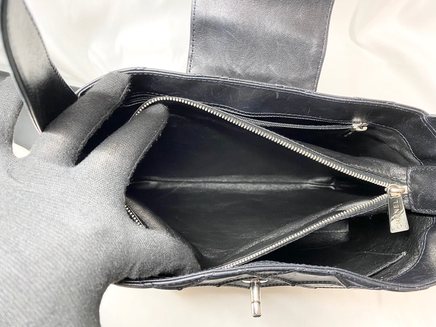 Beautiful Hermes Yale Bag Zip 31 Lutrune Verso