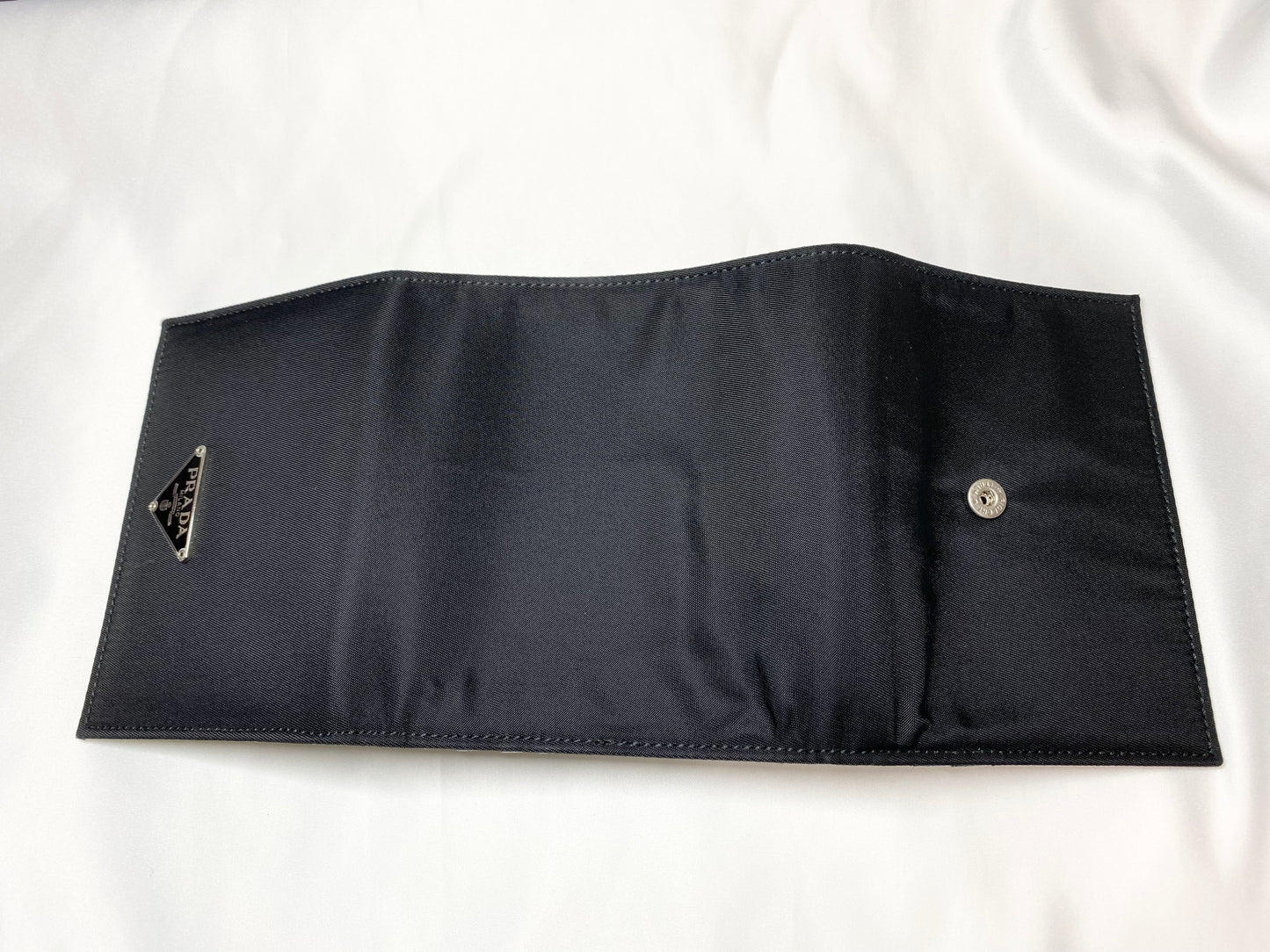 【美品】プラダ PRADA テスート ナイロン三つ折り財布 ブラック