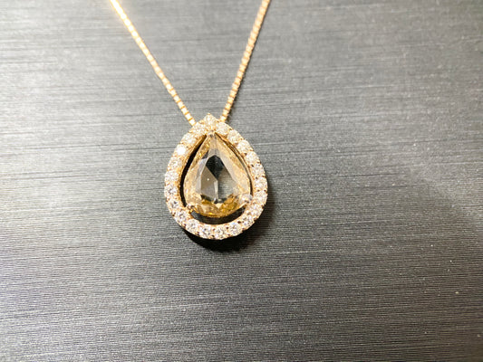 【新品】ティアドロップ ダイヤモンドジュエリー ネックレス