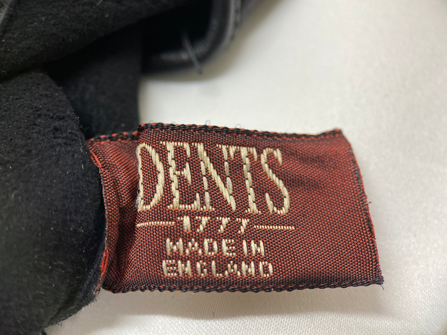 DENTS leather gloves, black.