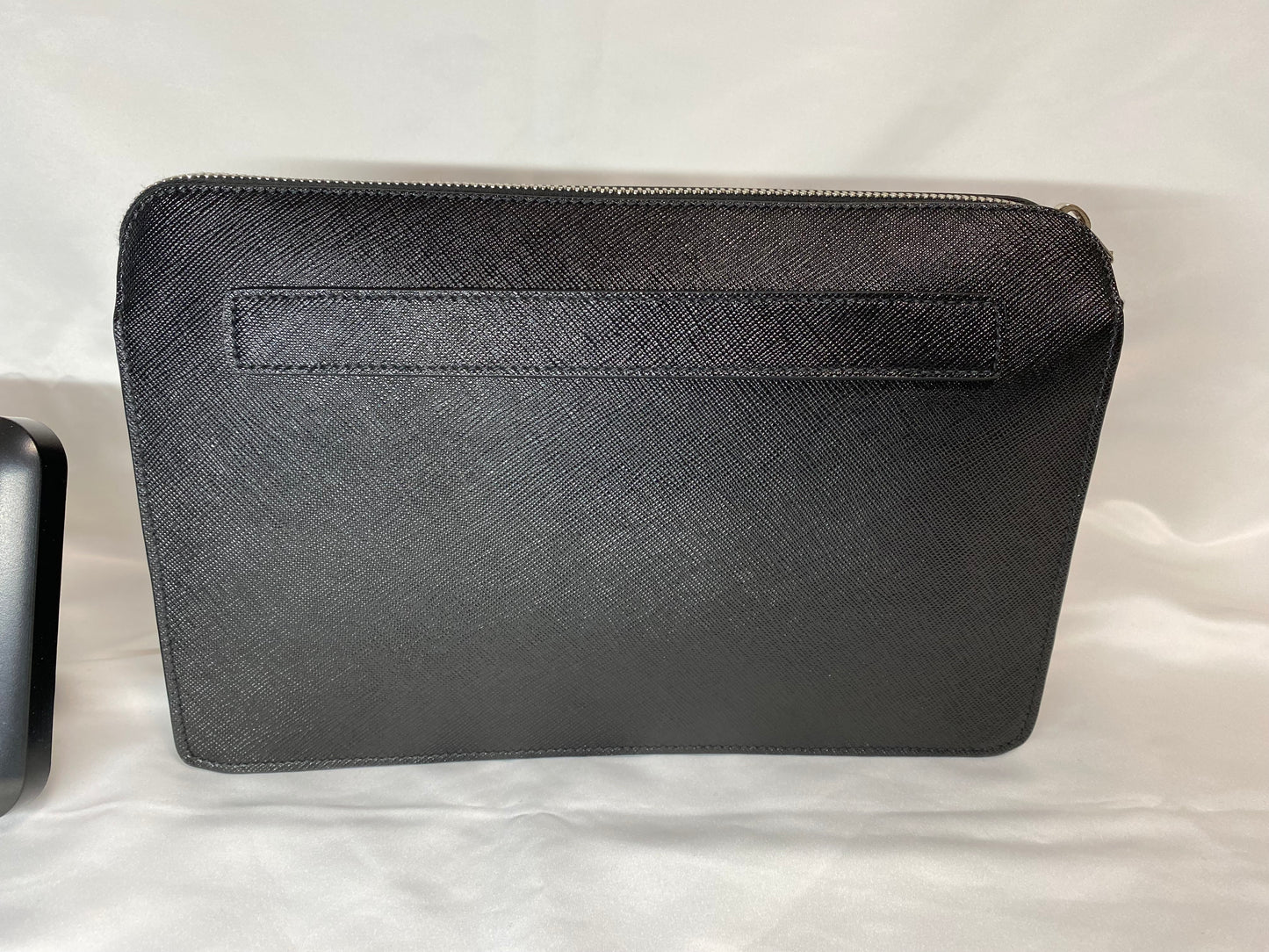 Beautiful Prada PRADA Saffiano Leather Clutch Bag Black