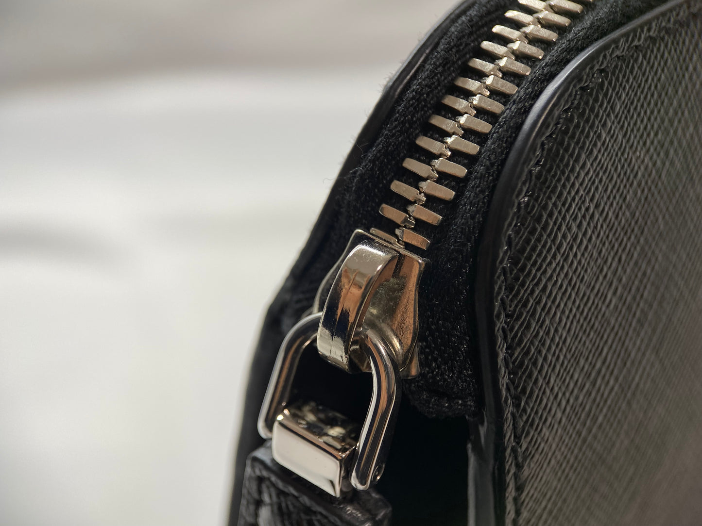 Beautiful Prada PRADA Saffiano Leather Clutch Bag Black