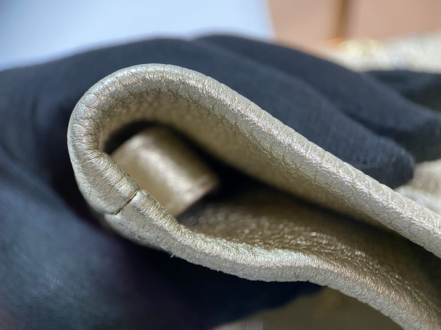 Jimmy Choo Jimmy Choo leather mini tote bag with star studs gold