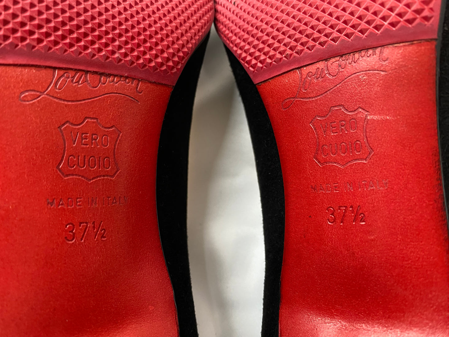 Christian Louboutin Heeled Pumps Suede Black