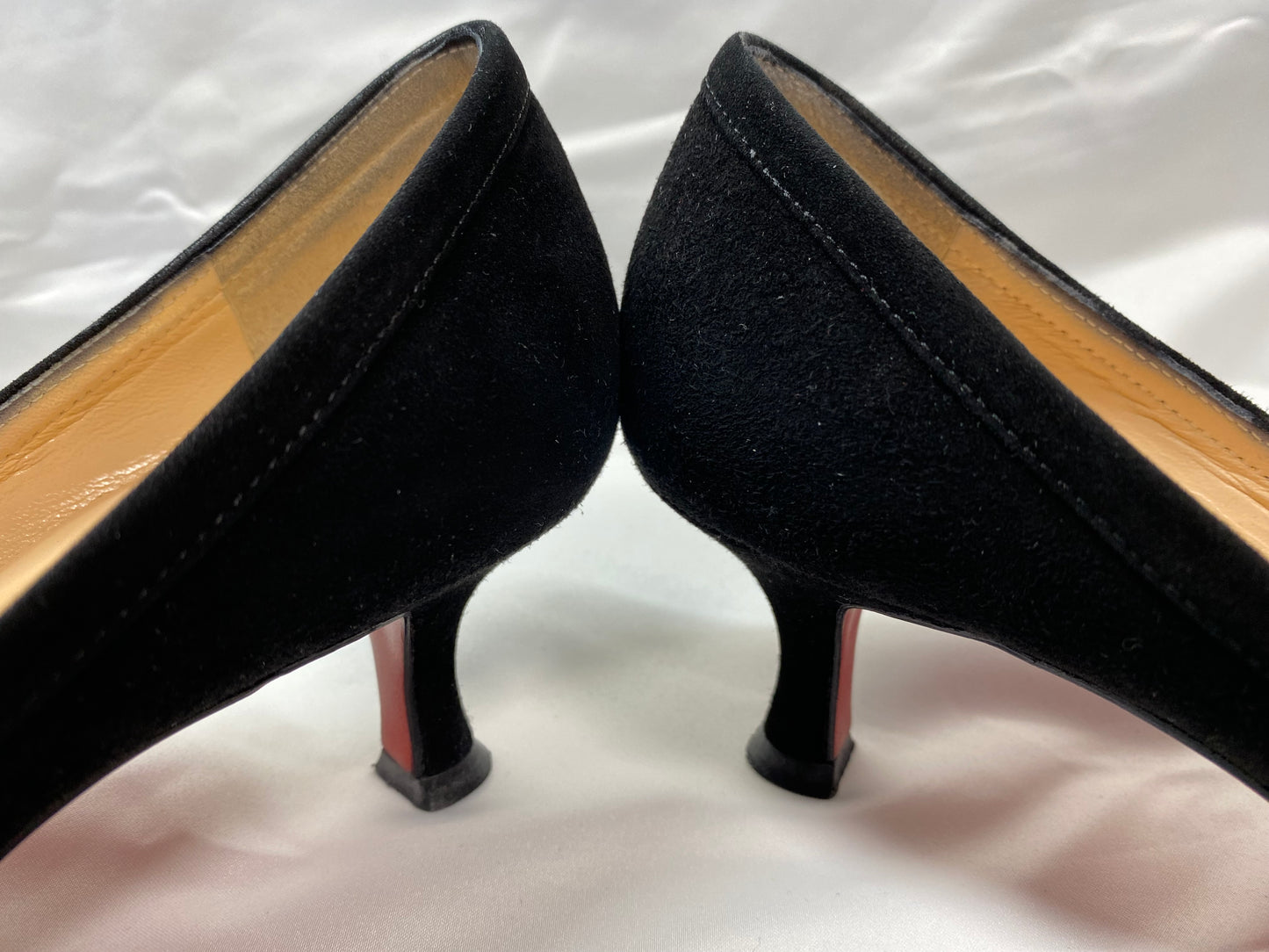 Christian Louboutin Heeled Pumps Suede Black