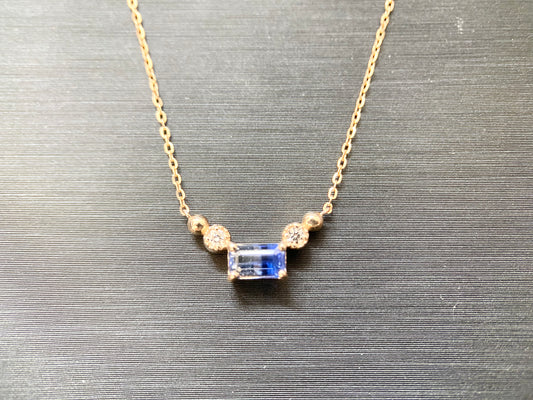 【新品】【レアストーン】2つの彩りを宿す「バイカラーサファイア」 ネックレス ジュエリー