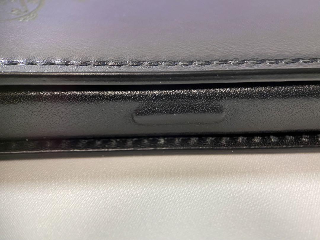 ベルルッティ BERLUTI iPhone12/12PRO 手帳型ケース カリグラフィ パープル系