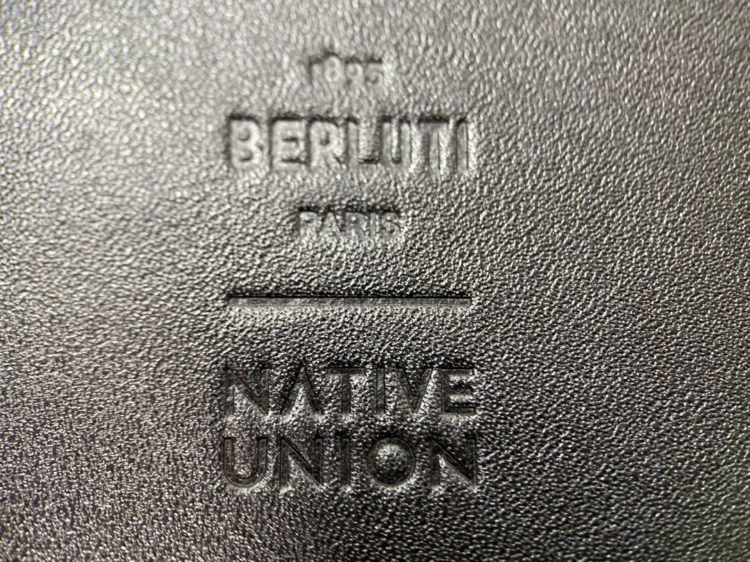 ベルルッティ BERLUTI iPhone12/12PRO 手帳型ケース カリグラフィ パープル系