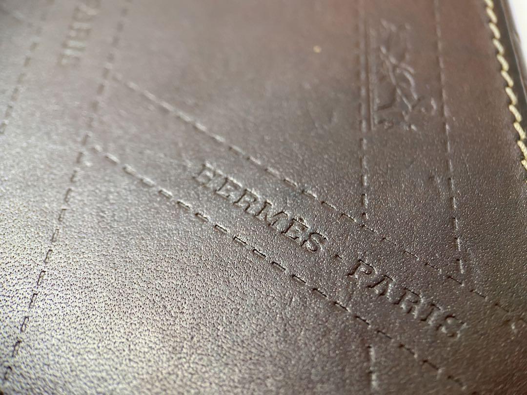 Hermès Hermès iPhone12/12PRO Cell Phone Case Bolduc Brown