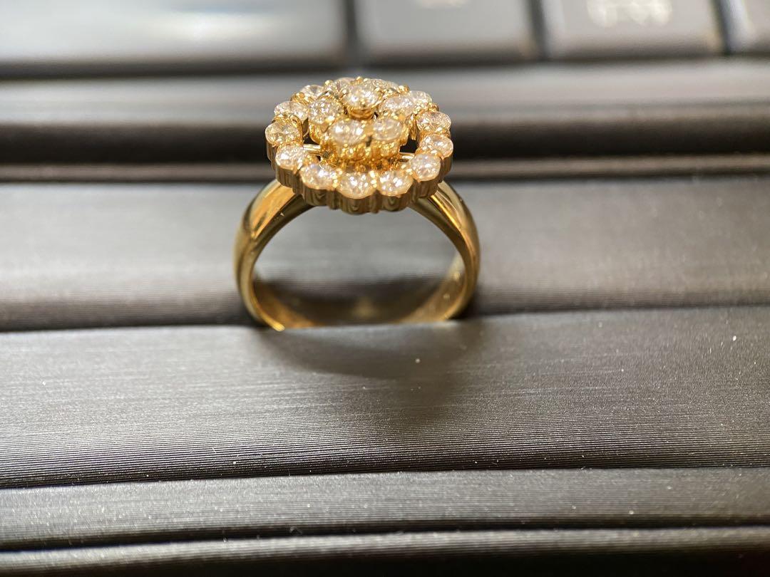 K18 diamond ring D1.2ct