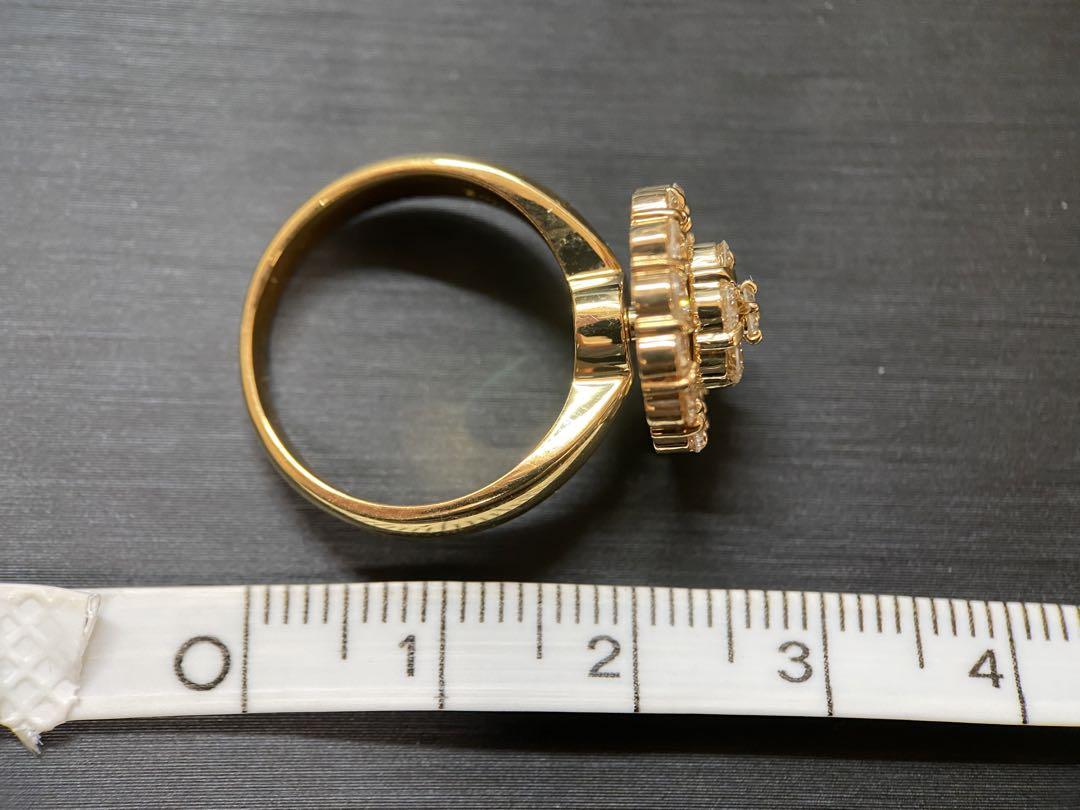 K18 diamond ring D1.2ct