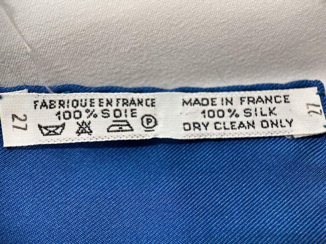 Hermès Hermès Carré 90 Silk Scarf Deep Sea