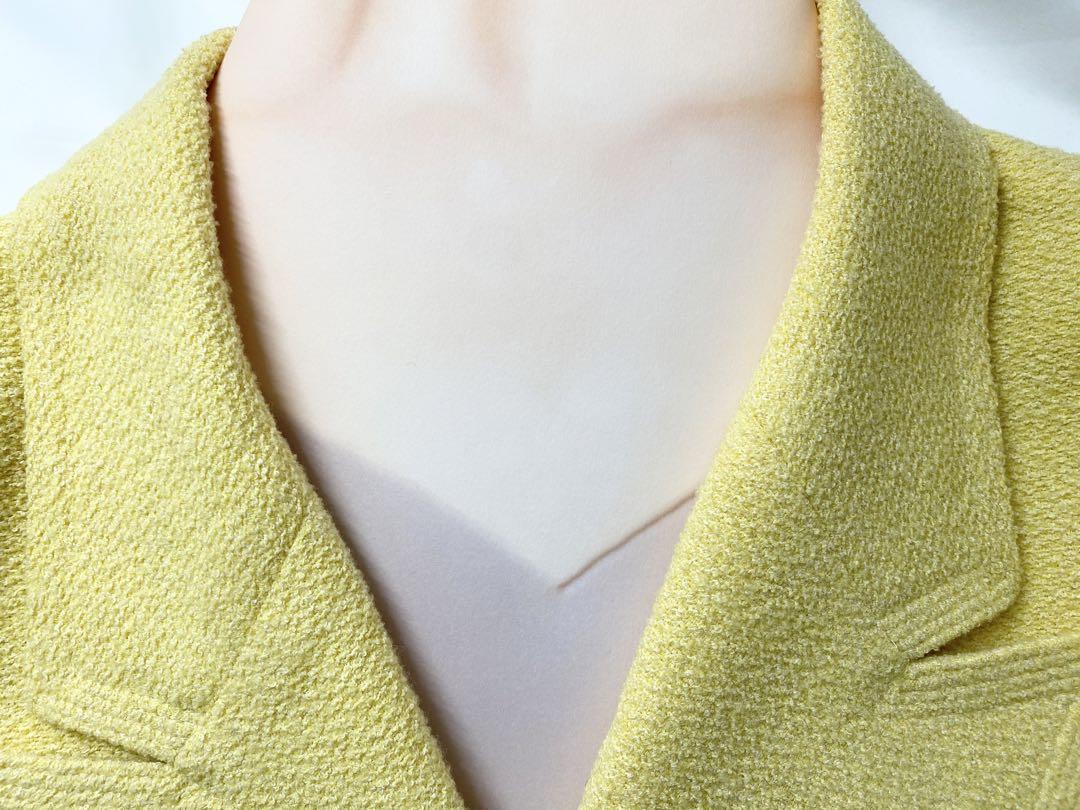 Beautiful Chanel CHANEL Set-up Suit Yellow 36