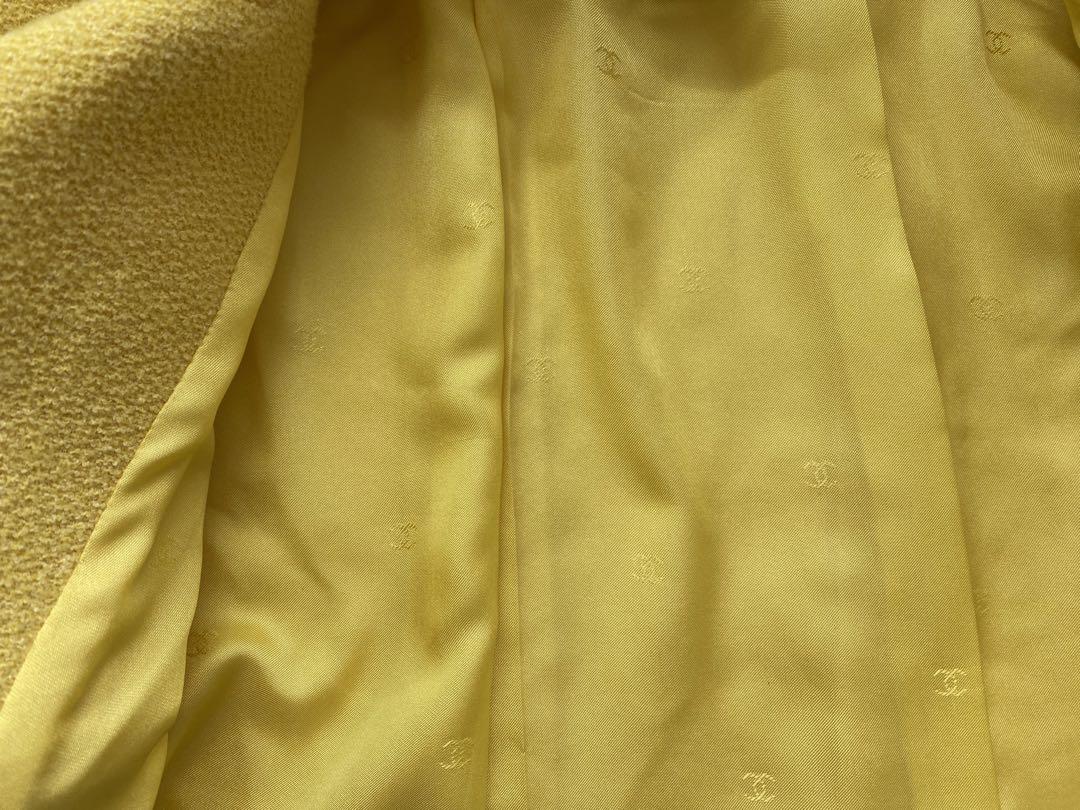 Beautiful Chanel CHANEL Set-up Suit Yellow 36