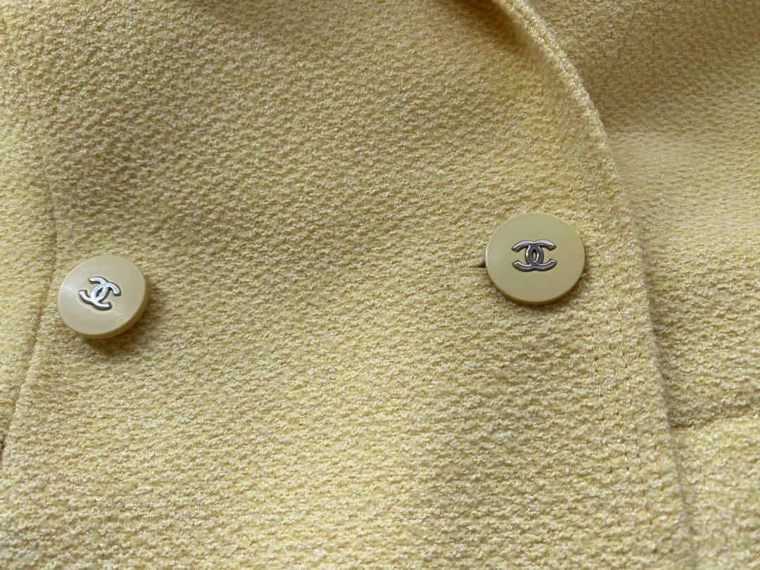 Beautiful Chanel CHANEL Set-up Suit Yellow 36