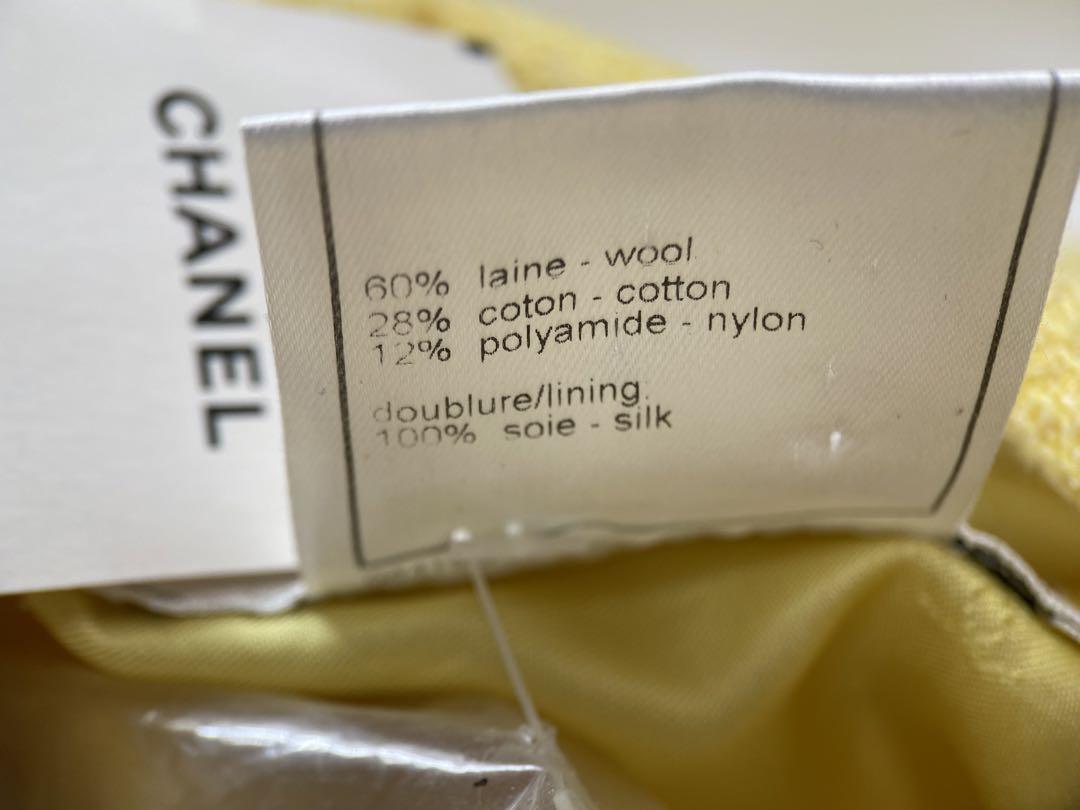 Beautiful Chanel CHANEL Set-up Suit Yellow 36