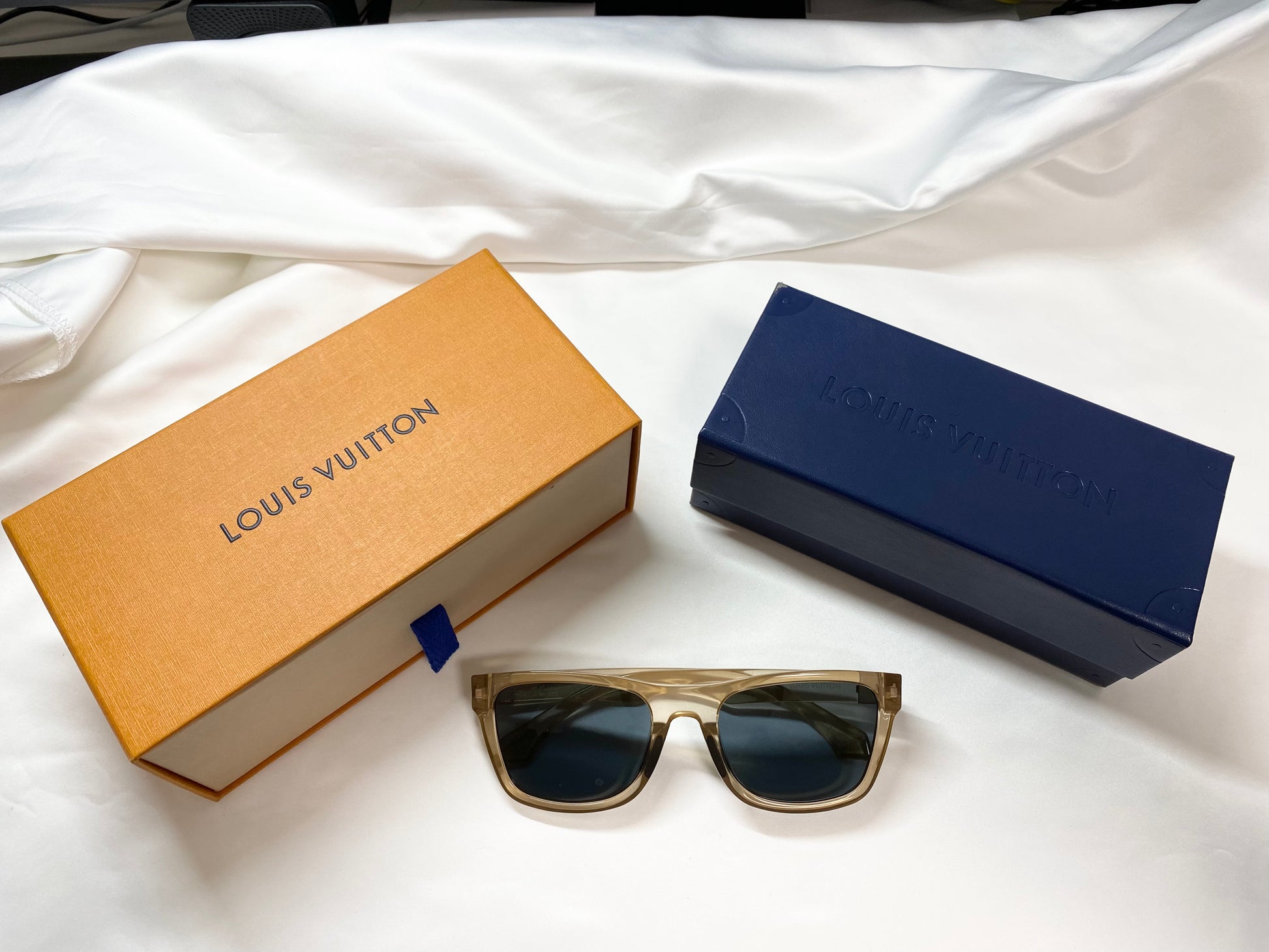 【美品】ルイ・ヴィトン LOUIS VUITTON サングラス Z1186E クリアゴールド