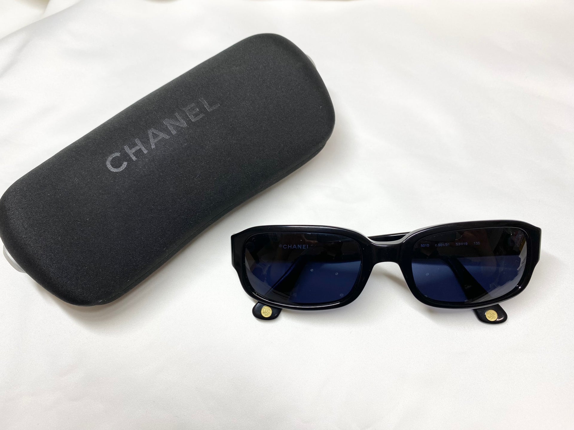 シャネル　CHANEL　サングラス　c.501/91　ブラック