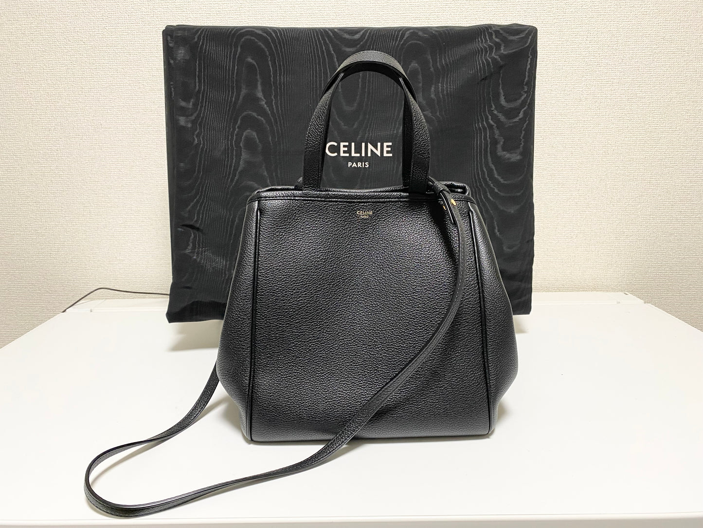 Beautiful Celine CELINE Small Fold Cava Handbag Black