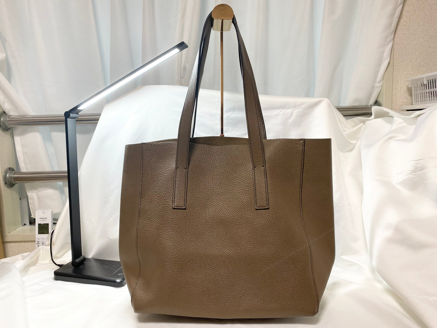 MAISON TAKUYA MAISON TAKUYA Genuine leather leather tote bag, brown