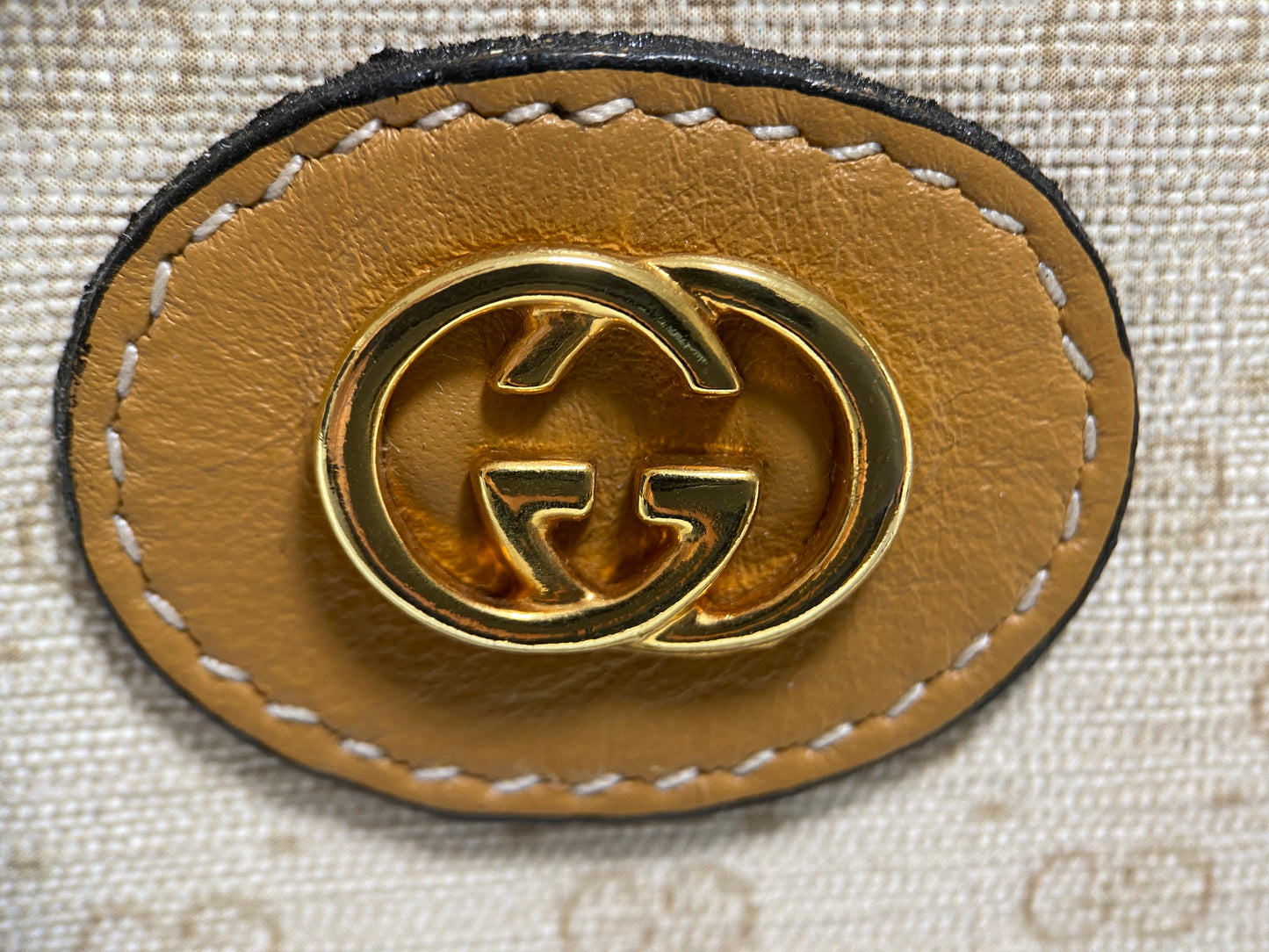 Gucci GUCCI Old Gucci coated canvas leather