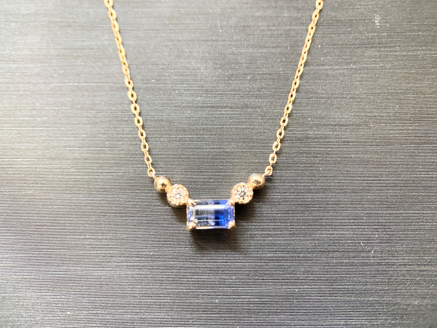 New] [Rare Stone] Bicolor Sapphire Necklace Jewelry