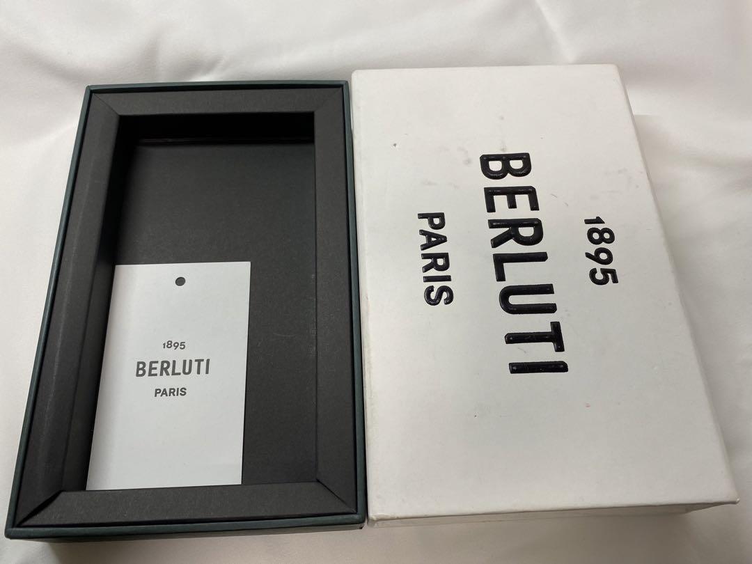 ベルルッティ BERLUTI iPhone12/12PRO 手帳型ケース カリグラフィ パープル系