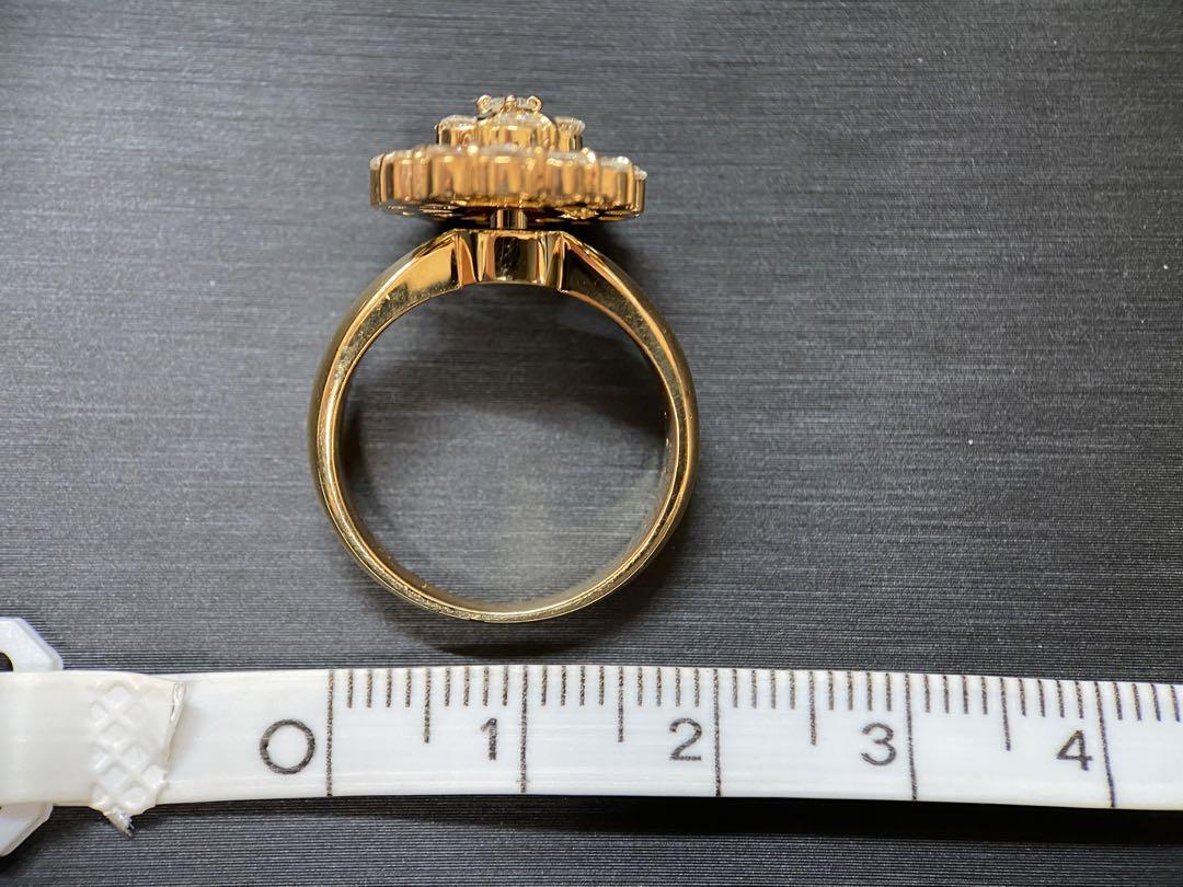 K18 diamond ring D1.2ct